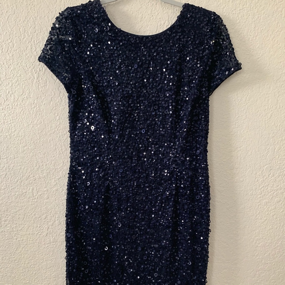 adrianna papell short dress size 10 , like new